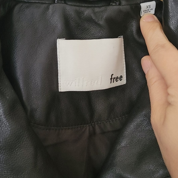 Aritzia Richards Leather Biket Jacket - Picture 5 of 14